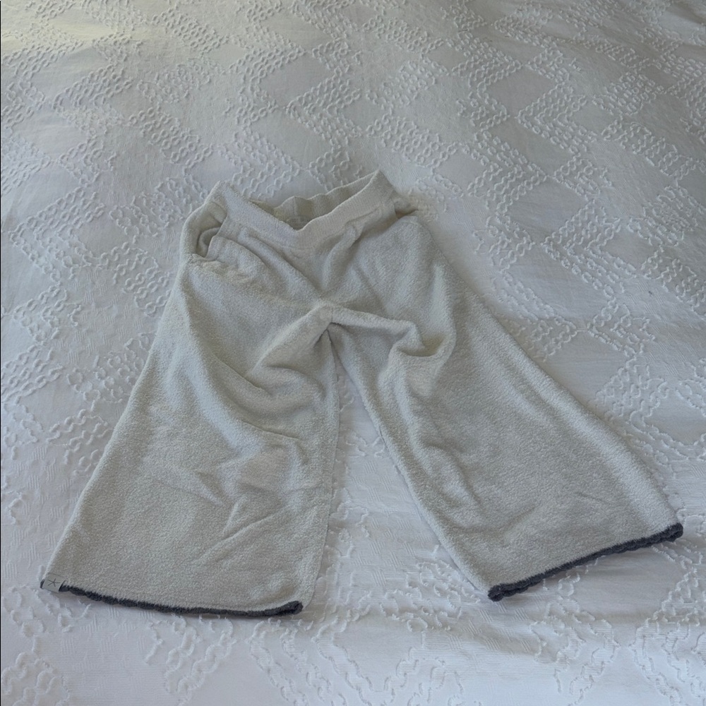 Barefoot Dreams - GIRL'S Cream CozyChic Lite Pants, 12/14